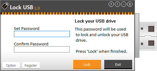 USB Locking Screenshot